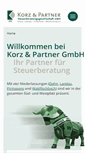 Mobile Screenshot of korz-partner.de