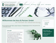 Tablet Screenshot of korz-partner.de